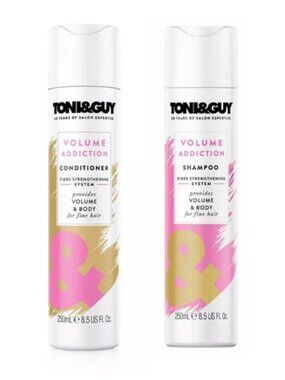 Toni&Guy Volume Addiction Shampoo & Conditioner Fibre Strengthening System 250ml